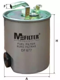 Фильтр топливный MFILTER DF 677